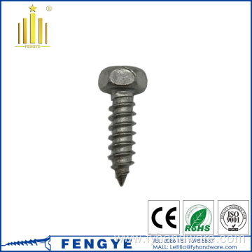 stainless steel hexagon head self-tapping wood screw